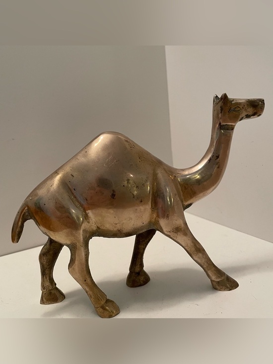 Unbranded Other - Vintage Solid Brass Camel Figurine Dromedary Mid Century Modern Design